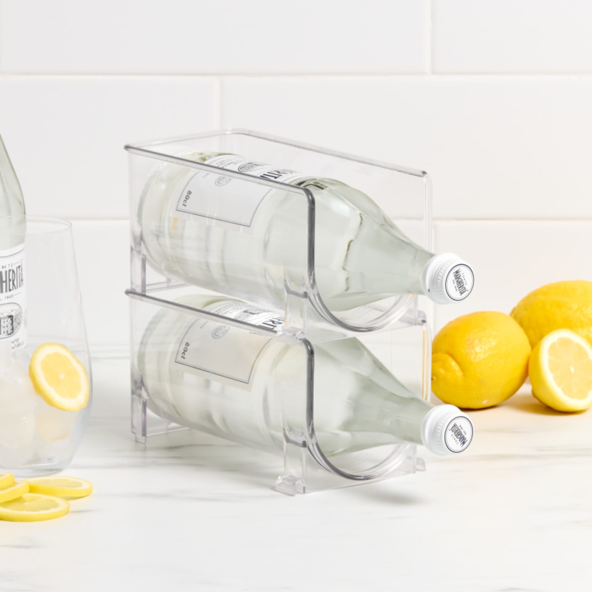 Clear Stackable Bottle Holder Kitchen Warehouse™